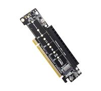 DollaTek Adattatore Pcie M.2 Adattatore Nvme Pcie fai da te Supporto bifacciale 2230-22110 Nvme SDD NVME SATA Scheda di espansione M.2 NVME SFF-8639 Scheda con slot di segnale PCIE X16