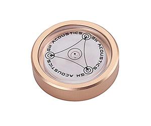 DollaTek Alloy LP Disc Stabilizer Giradischi Livella a Bolla d'Aria bilanciata per Accessori per la Vibrazione di Dischi in Vinile Phonograp - Oro