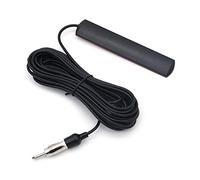 DollaTek ANT-309 autoradio antenna per auto universale FM radio antenna patch nero amplificatore segnale antenna 85-112 MHZ cavo 5M