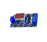 DollaTek Ciclo Trigger Circuito Interruttore Ritardo Timer Doppia Scheda di Controllo Tubo Mos 24V / 12V Sostituzione modulo relè
