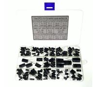 DollaTek Condensatori 13 valori Totale 200 PCS Kit assortimento condensatori elettrolitici da 0.47uF a 1000uF