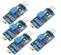 DollaTek Fotoresistenza 5Pcs Modulo sensore di intensità della Luce Digitale Fotoresistenza per Arduino Uno