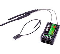 DollaTek FS-iA6B 2.4G 6CH Ricevitore con doppia antenna Compatibile con telecomando Flysky i6 FSI6X i10 Trasmettitore