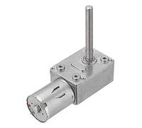 DollaTek JGY370 DC24V 150 RPM 50mm-M6 Vite Motoriduttore a vite senza fine Motoriduttore di riduzione autobloccante