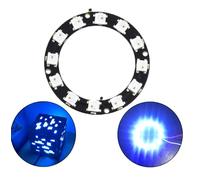 DollaTek Lampada ad Anello a LED RGB 12 Bit WS2812 5050 RGB con Controller integrati