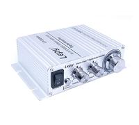 DollaTek LP-2024A+ Hi-Fi Stereo Amplificatore di Potenza Amplificatore Digitale Potenza 3A Compatibile con Computer, Cellulari o Lettori MP3 DAC ecc - Argento