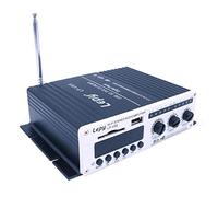 DollaTek LP-V9S Amplificatore digitale stereo Hi-Fi 2 x 20W 2CH con alimentazione 3A per DVD CD FM MP3 - Nero