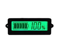 DollaTek LY6N Batteria al piombo 12V-96V Batteria al litio 3S-15S Tester digitale della capacità della batteria, Indicatore percentuale della batteria con display LCD - Retroilluminazione verde
