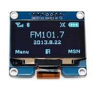 DollaTek Modulo Display OLED da 1.54 Pollici 128x64 SPI IIC Interfaccia Scheda Schermo OLED 3.3-5 V UART - Carattere Blu