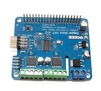 DollaTek Motore Passo-Passo Raspberry Pi 3 Hat Scheda di espansione Robot Completa per Raspberry Pi 3, Pi 2, B +, Zero