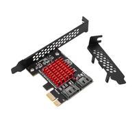 DollaTek PCI-E 1X GEN3 a Sata3.0 Scheda di espansione a piena velocità Adattatore 2 porte 6G Espansione Disco rigido IPFS con staffa a basso profilo