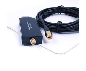 DollaTek Ricevitore radio DAB nell'antenna per auto Adattatore digitale DAB+ Sintonizzatore Box Audio USB amplificato Antenna a loop Decodifica Ricezione radio per Android