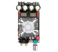 DollaTek Scheda amplificatore subwoofer a 2.1 canali TEA7498E 160 W × 2 con controllo acuti e bassi 15 V-36 V e ingressi Scheda amplificatore subwoofer