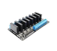 DollaTek Scheda modulo SSR per relè di alto livello 5V a 8 canali per relè a stato solido per Arduino ARM DSP PIC con fusibile resistivo