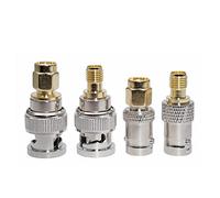 DollaTek set di quattro pezzi Connettore RF coassiale Connettore da BNC a SMA Adattatore da SMA a BNC