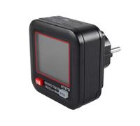DollaTek Testerpresa Professionale D9B Detezione RCD/GFCI Display LCD Voltaggio/Frequenza 6-Fili Diagnosi Guasti 90-250V Analizzatore per prese EU Certificazione EN61326