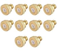 DollaTek Ugello atomizzatore 0.5 mm ugello 3/16 Ottone ugello atomizzatore a Bassa Pressione Raffreddamento e umidificazione ugello-10 pz