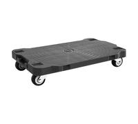 Dolle di mobili, capacità di 220 libbre espansibile tronco a mano, base di rotolamento pesante con telaio regolabile, rotolamento liscio, design pieghevole e compatto, 42x28x8cm, per magazzino, viaggi