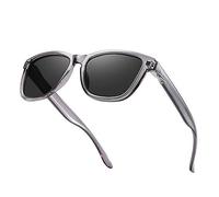 Dollger Occhiali da sole polarizzati per uomini e donne Occhiali da sole classici retrò con protezione UV400 Grigio