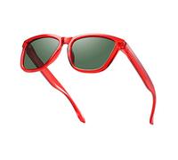 Dollger Occhiali da sole polarizzati per uomini e donne Occhiali da sole classici retrò con protezione UV400 Rosso