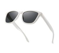 Dollger Occhiali da sole polarizzati per uomini e donne Occhiali da sole classici retrò con protezione UV400 Bianco