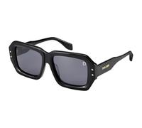 Dollger Occhiali da sole vintage polarizzati per donne e uomini anni '70 anni '80 Classic Vintage rettangle Shades, Nero , m