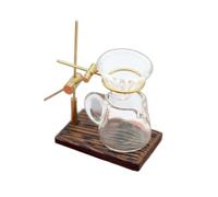 Dollhouse Coffee Maker Miniatura Brewing Set 1 Pour-Over Mini Supporto Stand Glass Imbuto Figura Resina Soggiorno Scena Cucina Modello Giocattoli Fai da te Oro