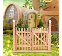 Dollhouse Door Miniature Kids Fingt Playset Double Door Doppi Accessori per la