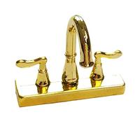 Dollhouse Miniatura Vasca Da Bagno Rubinetto Miscelatore Rubinetto Per Casa Delle Bambole Cucina Decor