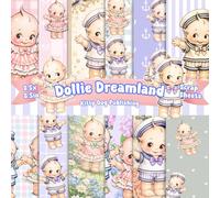 Dollie Dreamland Scrap Sheets: Vintage Baby Doll 50's Craft Paper Pad