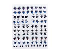 Dolls Eye Paster 3D per Bambole per Testa Baby Faces Stampi in Silicone Gesso Artigianale Decorazione Strumento Cartoon Occhi Adesivi