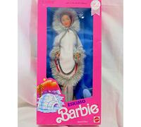Dolls of the World Collection-Eskimo Barbie-Special Edition-1990