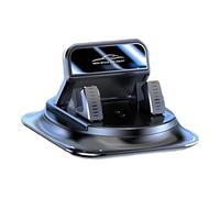 Dolltobe Supporto per telefono da cruscotto, rotazione di 360 gradi, supporto per telefono cellulare con blocco per custodia spessa, staffa adesiva di navigazione con una sola mano, impugnature