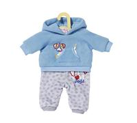 Dolly Moda Tuta Azzurra per Bambole di 39-46Cm - con Cagnolini - per Mani Piccole, Il Gioco Creativo Promuove L'Empatia e Le Abilità Sociali, Età 3+, Include Felpa con Cappuccio e Pantaloni