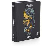 Dolly Noire - Agenda Giornaliera 2026 Limited Edition, Diario Scuola per Ragazzi e Ragazze, con Copertina Rigida, Sticker Esclusivi, Interno 100% Comix, 12x16,5 cm, Akuma