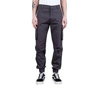 Dolly Noire Cargo Long Pants Ripstop Pantalone Uomo SH129 Antracite Grey (46)