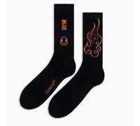 Dolly Noire Pokémon Charmander Socks, Neri - unisex, calze in jacquard con ricami, taglia unica, collezione ufficiale