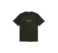 Dolly Noire T-Shirt Uomo, in Cotone, a Girocollo, Logo sul Davanti a Contrasto, Maniche Corte, vestibilità Regular, Colore Forest Night Verde Forest Night