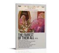 Dolly Parton - Poster su tela, motivo: album The Fairest of Them All, poster artistico da parete per soggiorno, 50 x 75 cm, con cornice