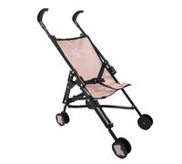Dolly Tots Passeggino singolo, passeggino per bambole giocattolo, passeggino per bambole, passeggino per bambini, ombrello pieghevole, per giochi di ruolo, dai 2 anni in su