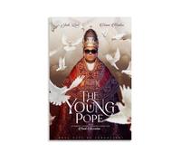 DOLNJUH Poster su tela con il famoso film iconico del giovane papa e popolare serie TV, decorazione artistica da parete, per camera da letto, 60 x 90 cm, senza cornice