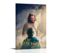 DOLNJUH Poster su tela con motivo "The Chosen Famous Iconic Movie and Popular TV", decorazione artistica da parete per camera da letto, 40 x 60 cm, con cornice