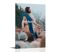 DOLNJUH Poster su tela con motivo "The Chosen Famous Iconic Movie and Popular TV", decorazione artistica da parete per camera da letto, 20 x 30 cm, con cornice
