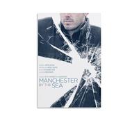 DOLNJUH Poster su tela, motivo: Manchester by the Sea, famoso film iconico e popolare serie TV, decorazione artistica da parete, per camera da letto, 30 x 45 cm, senza cornice