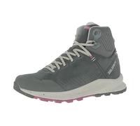 Dolomite Carezza Leather Mid WP Ws Scarpe casual da donna impermeabili e alla moda con tomaia in pelle scamosciata | Scarpe da trekking | Scarpe outdoor | Scarpe invernali, Verde argento, 40 EU