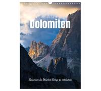 Dolomiten - Reise um die bleichen Berge zu entdecken (Wandkalender 2027 DIN A3 h
