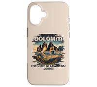Dolomiti Italia Tre Cime di Lavaredo Drei Zinnen Regalo Escursionismo Custodia per iPhone 16