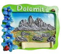Dolomiti Italia Viaggio Souvenir 3D Magnete Frigorifero Attrazioni Città Frigorifero Magnete Decorativo Tridimensionale Casa Cucina Decorazione