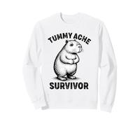 Dolore alla Pancia Sopravvissuto Capybara Stomaco Dolore alla Pancia Mi Fa Male Felpa