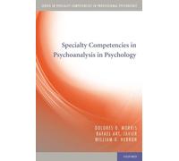 Dolores O. Morris Rafael Art. Jav Specialty Competencies in Psychoa (Tascabile)